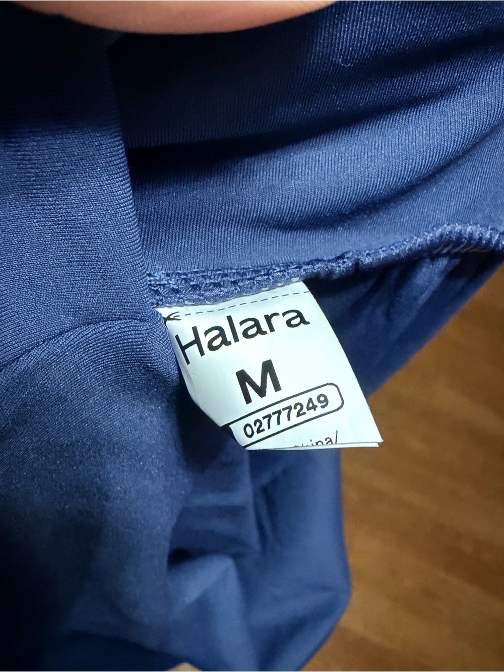 Halara High-Waist Women’s Athletic Shorts in Navy Blue - Picture 4 of 4